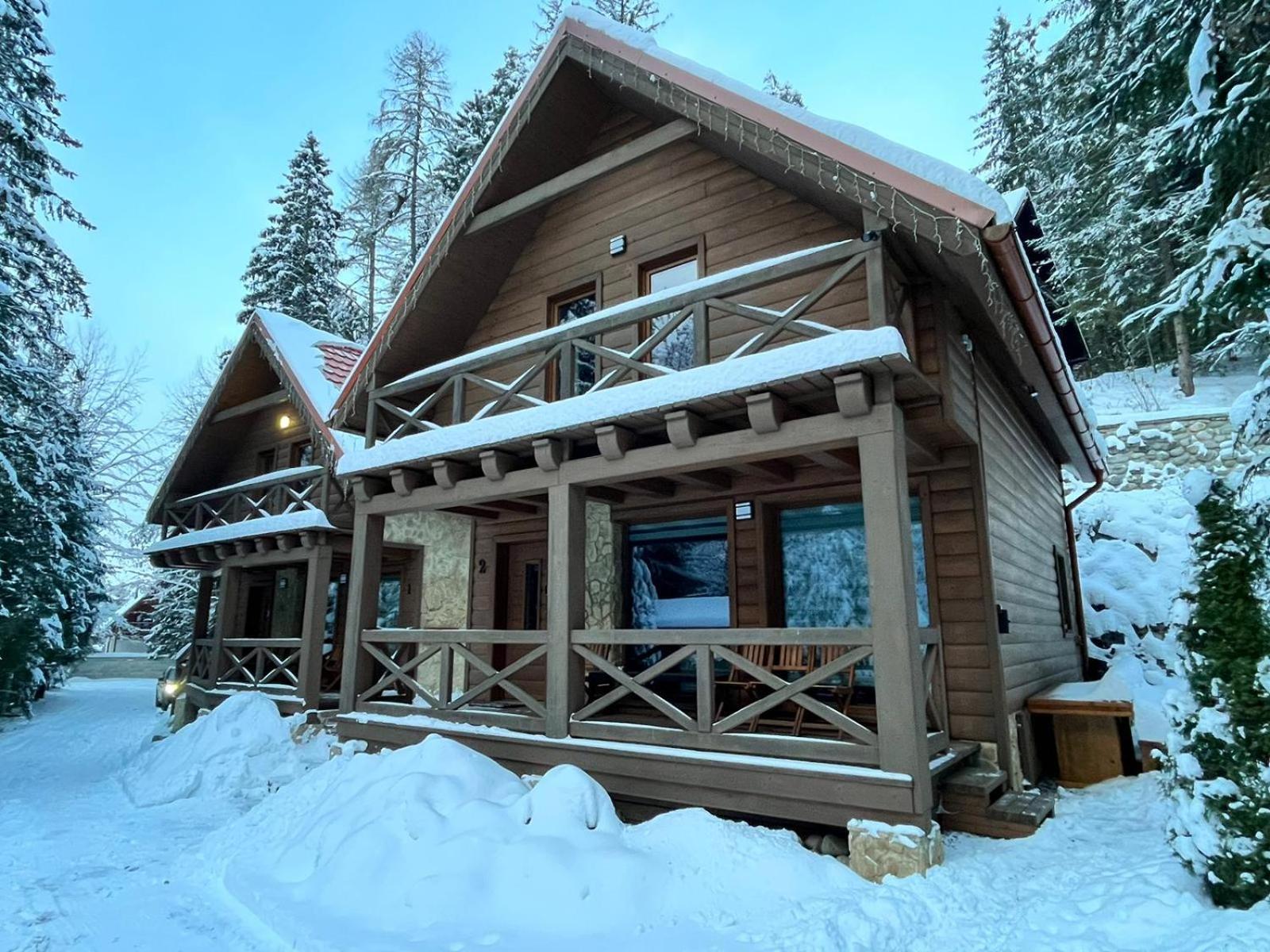 Tatrystay Riverstone Chalets เดมานอฟสกา โดลินา ภายนอก รูปภาพ